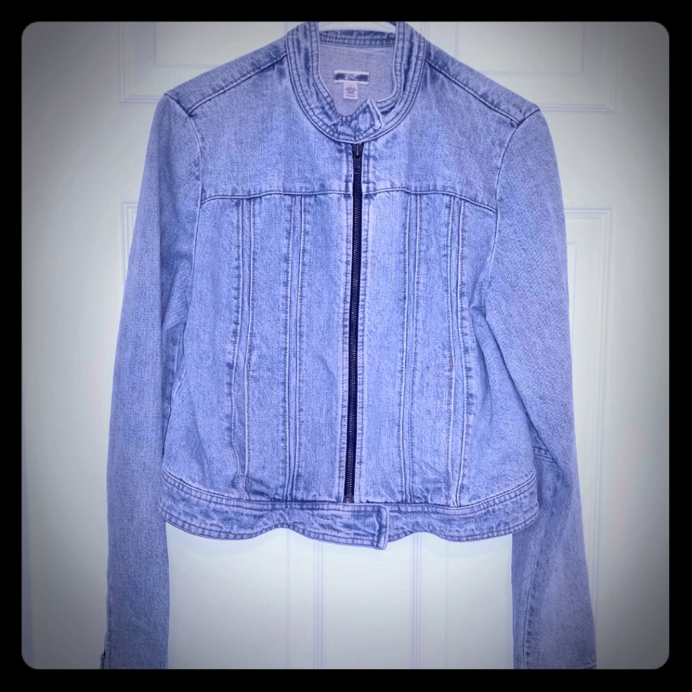Gap Motorcycle Jacket - Zip Up